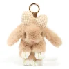 147-kids-brown-small-bunny-gingham-bow-key-chain-1.webp Kids Brown Small Bunny & Gingham Bow Key Chain