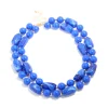 1476-dark-blue-acrylic-beaded-long-layered-necklace-2.webp Dark Blue Acrylic Beaded Long Layered Necklace