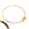 1485-black-brown-acrylic-gold-smooth-bangles-2-pack-3.webp Black Brown Acrylic & Gold Smooth Bangles 2-Pack