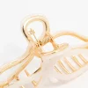 1491-ivory-acrylic-bow-hair-claw-clip-3.webp Ivory Acrylic Bow Hair Claw Clip