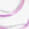 Kids Acrylic Faux Hair Sea Shell Sequin Clip