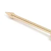 14K Solid Yellow Gold Cubic Zirconia Nose Piercing Stud