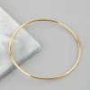 1499-18ct-gold-plated-brass-2mm-bangle-bracelet-1.webp 18ct Gold Plated Brass 2mm Bangle Bracelet