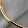 18ct Gold Plated Brass 3.5mm Wavey Bangle