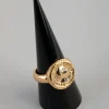 18ct Gold Plated Brass Coin Ring