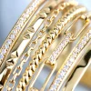 1509-18ct-gold-plated-brass-cubic-zirconia-multi-row-cuff-bracelet-3.webp 18ct Gold Plated Brass Cubic Zirconia Multi Row Cuff Bracelet