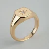 1513-18ct-gold-plated-brass-cubic-zirconia-star-signet-ring-3.webp 18ct Gold Plated Brass Cubic Zirconia Star Signet Ring