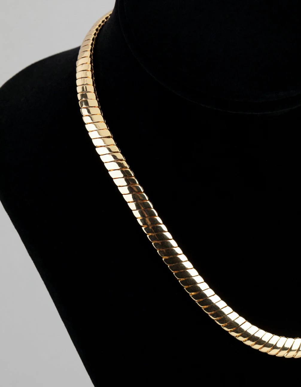 1514-18ct-gold-plated-brass-flat-chain-necklace-1.webp 18ct Gold Plated Brass Flat Chain Necklace