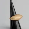 18ct Gold Plated Brass Irregular Shape Cocktail Ring