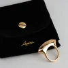 18ct Gold Plated Brass Irregular Shape Cocktail Ring
