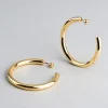 1523-18ct-gold-plated-brass-large-hoop-earrings-2.webp 18ct Gold Plated Brass Large Hoop Earrings