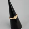 18ct Gold Plated Brass Oval Signet Pinky Ring