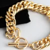 1533-18ct-gold-plated-brass-statement-chain-link-t-o-bracelet-4.webp 18ct Gold Plated Brass Statement Chain Link T&O Bracelet