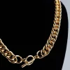 1534-18ct-gold-plated-brass-statement-chain-link-t-o-necklace-1.webp 18ct Gold Plated Brass Statement Chain Link T&O Necklace