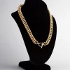 1534-18ct-gold-plated-brass-statement-chain-link-t-o-necklace-2.webp 18ct Gold Plated Brass Statement Chain Link T&O Necklace