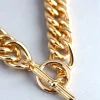 1534-18ct-gold-plated-brass-statement-chain-link-t-o-necklace-3.webp 18ct Gold Plated Brass Statement Chain Link T&O Necklace