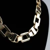 1538-18ct-gold-plated-brass-statement-square-chain-link-collar-necklace-1.webp 18ct Gold Plated Brass Statement Square Chain Link Collar Necklace
