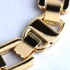 1538-18ct-gold-plated-brass-statement-square-chain-link-collar-necklace-3.webp 18ct Gold Plated Brass Statement Square Chain Link Collar Necklace