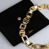 1538-18ct-gold-plated-brass-statement-square-chain-link-collar-necklace-4.webp 18ct Gold Plated Brass Statement Square Chain Link Collar Necklace