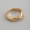 18ct Gold Plated Brass Twisted Ring