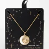 1541-18ct-gold-plated-cubic-zirconia-shell-moon-necklace-3.webp 18ct Gold Plated Cubic Zirconia & Shell Moon Necklace
