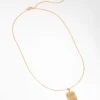 1547-18ct-gold-plated-sun-card-necklace-2.webp 18ct Gold Plated Sun Card Necklace