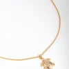 18ct Gold Plated Turtle Charm Necklace