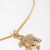 18ct Gold Plated Turtle Charm Necklace