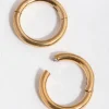 24 Carat Gold Plated Surgical Steel 5mm Sleeper Earrings