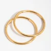 24 Carat Gold Plated Surgical Steel Fine 10mm Sleeper Earrings