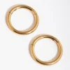 24 Carat Gold Plated Surgical Steel Fine 8mm Sleeper Earrings
