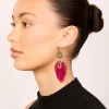 156-antique-gold-black-pink-boho-feather-drop-earrings-pack-3.webp Antique Gold Black & Pink Boho Feather Drop Earrings Pack