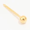 24KT Gold Plated Surgical Stainless Steel 3MM Ball Piercing Stud