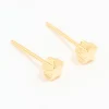24KT Gold Plated Surgical Stainless Steel 4MM Star Piercing Stud
