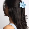 1589-90s-blue-daisy-flower-claw-clip-2.webp 90s Blue Daisy Flower Claw Clip