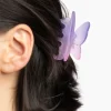 90s Purple Pink Ombre Butterfly Claw Clip