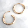 9ct Gold 11mm Fine Hoop Earrings