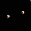 9ct Gold 3mm Polished Ball Stud Earrings