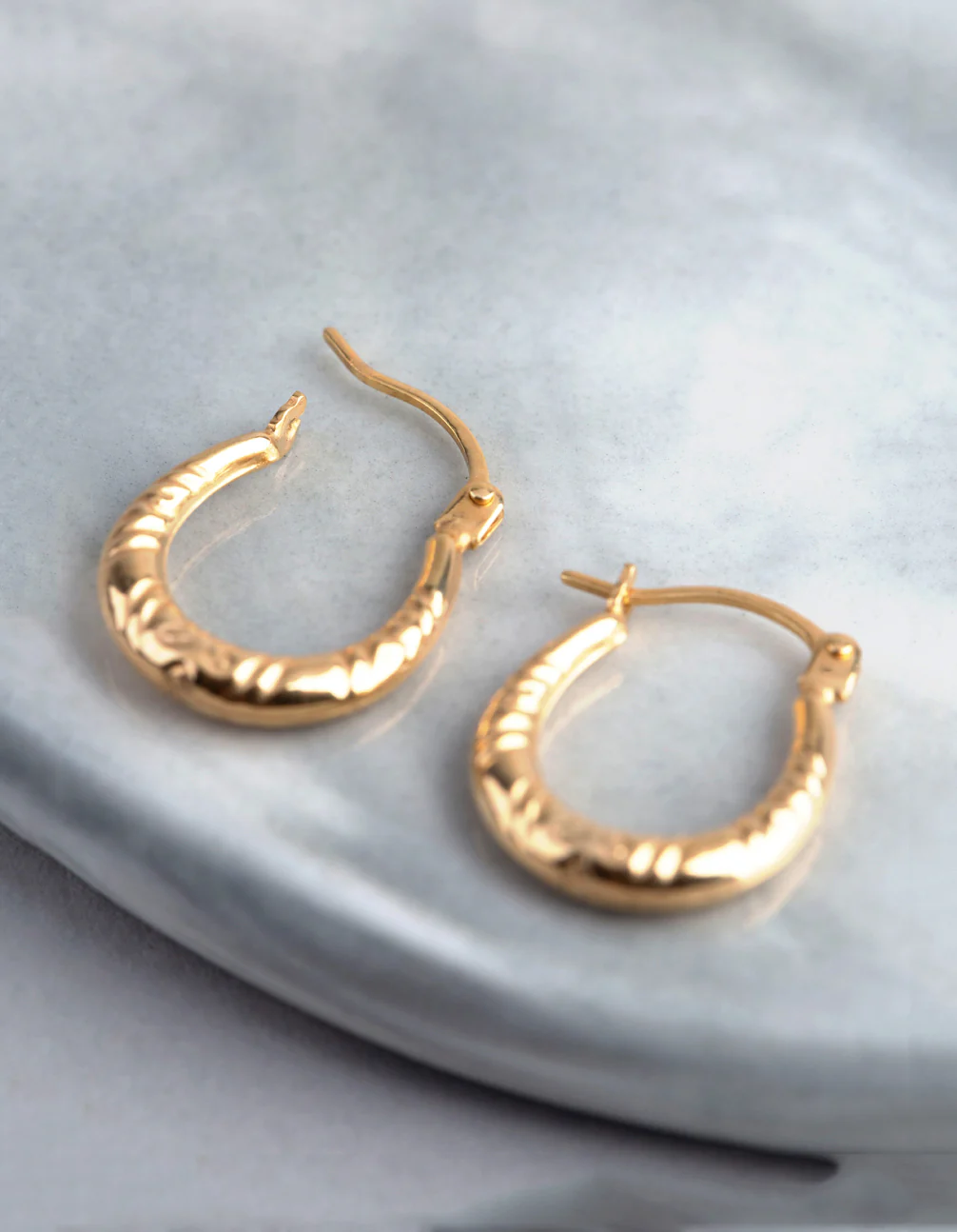 1616-9ct-gold-diamond-cut-creole-hoop-earrings-4.webp 9ct Gold Diamond Cut Creole Hoop Earrings