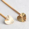 1617-9ct-gold-diamond-cut-heart-box-chain-threader-earrings-3.webp 9ct Gold Diamond Cut Heart Box Chain Threader Earrings