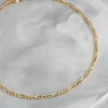 9ct Gold Figaro Chain Bracelet