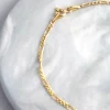 9ct Gold Figaro Chain Bracelet