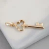 9ct Gold Key Pendant Charm