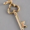 9ct Gold Key Pendant Charm