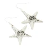163-antique-silver-swirl-starfish-hook-earrings-2.webp Antique Silver Swirl Starfish Hook Earrings