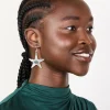 163-antique-silver-swirl-starfish-hook-earrings-3.webp Antique Silver Swirl Starfish Hook Earrings
