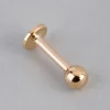 9ct Gold Polished Ball Flat Back