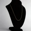 9ct Gold Twist Curb Chain Necklace