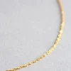 9ct Gold Twist Curb Chain Necklace