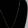 9ct Gold Venetian Box Chain Necklace